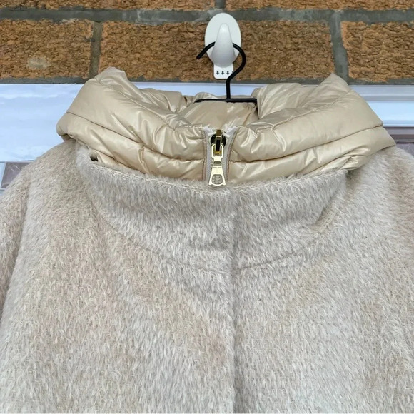 Trina Turk alpaca /wool autumn turtleneck coat size 12 - Picture 6 of 17